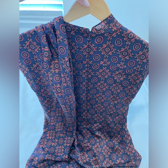 Club Monaco drape neck midi dress - Picture 11 of 12